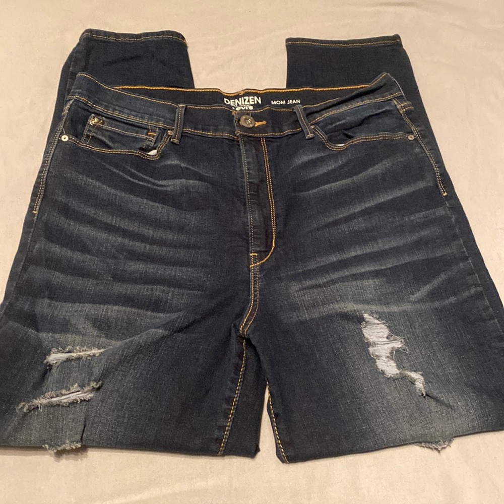 Denizen mom jeans 15 distressed